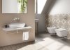 Catalano Green 55cm Zestaw Miska WC bezkołnierzowa SilentFlush z deską wolnoopadającą i mocowaniem biały połysk 1VS55RGR00/0411550001 + 5GR55STP00/0451200001 + 5KFST000/9056060000
